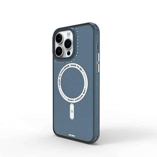 iPhone 15 Pro Max Kılıf M-safe Şarj Özellikli Wiwu Basic Color J Serisi Kılıf