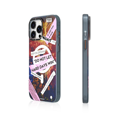 Apple iPhone 15 Pro Max Kılıf Magsafe Şarj Özellikli Youngkit A-City Serisi Kapak Mavi