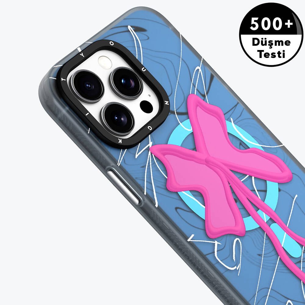iPhone 15 Pro Max Kılıf M-safe Şarj Özellikli Youngkit Anti-Trend Serisi Kılıf