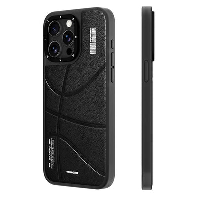 Apple iPhone 15 Pro Max Kılıf Magsafe Şarj Özellikli Youngkit Backboard Serisi Leather Kapak Kahverengi