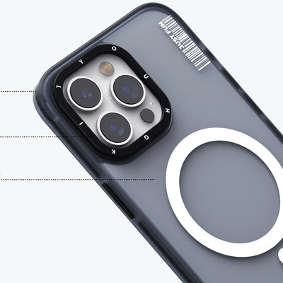 Apple iPhone 15 Pro Max Kılıf Magsafe Şarj Özellikli Youngkit Colored Sand Serisi Kapak Pembe