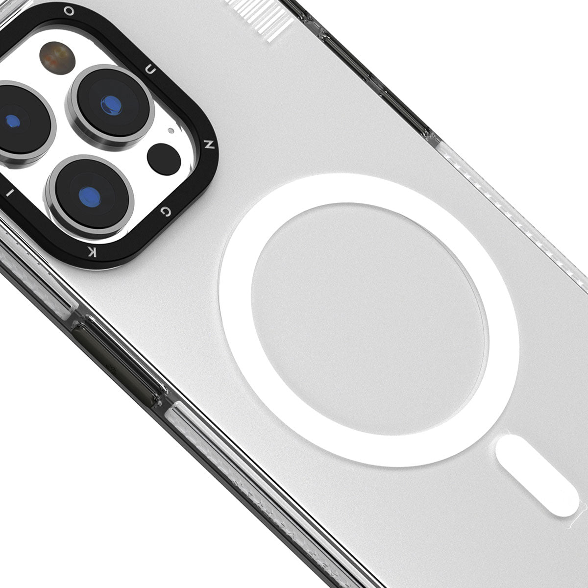 Apple iPhone 15 Pro Max Kılıf Magsafe Şarj Özellikli YoungKit Crystal Color Serisi Kapak Mavi