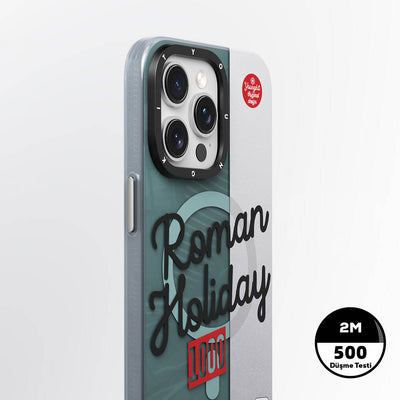 Apple iPhone 15 Pro Max Kılıf Magsafe Şarj Özellikli Youngkit Motorcycle Legend Serisi Kapak Siyah