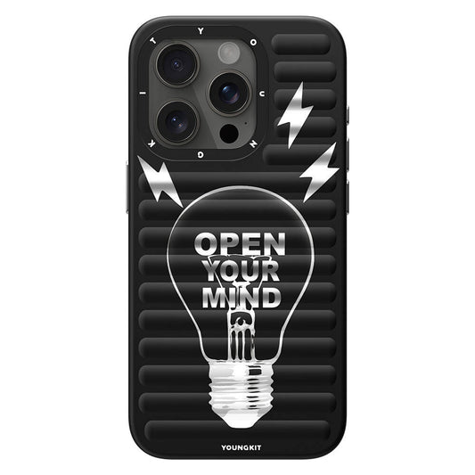 iPhone 15 Pro Max Kılıf M-safe Şarj Özellikli Youngkit Open Mind Serisi Kılıf