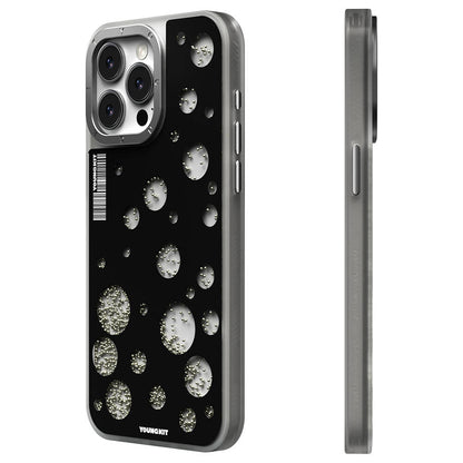 iPhone 15 Pro Max Kılıf M-safe Şarj Özellikli Youngkit Quicksand Beads Serisi Kılıf