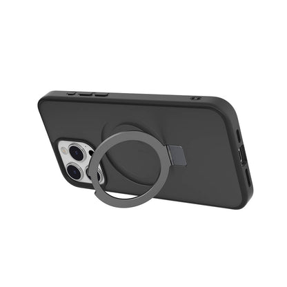 iPhone 15 Pro Max Kılıf M-safe Şarj Özellikli Yüzük Standlı Lisanslı Switcheasy Magstand-M Kılıf