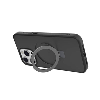 Apple iPhone 15 Pro Max Kılıf Magsafe Şarj Özellikli Yüzük Standlı Lisanslı Switcheasy Magstand-M Kapak Renksiz