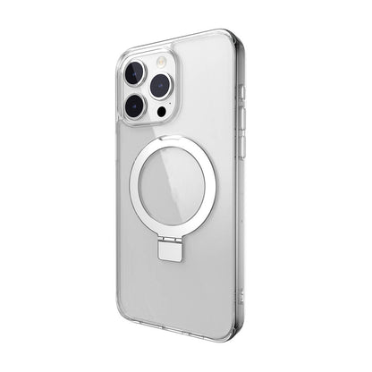 iPhone 15 Pro Max Kılıf M-safe Şarj Özellikli Yüzük Standlı Lisanslı Switcheasy Magstand-M Kılıf