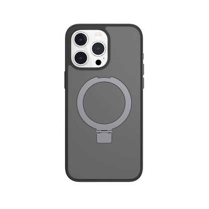 iPhone 15 Pro Max Kılıf M-safe Şarj Özellikli Yüzük Standlı Lisanslı Switcheasy Magstand-M Kılıf