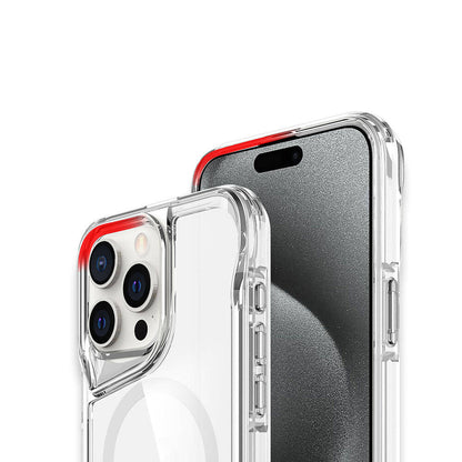iPhone 15 Pro Max Kılıf M-safe Şarj Özellikli Zore T-Max Standlı Kılıf