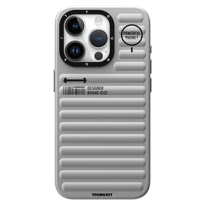 Apple iPhone 15 Pro Max Kılıf Mat Renkli Tasarım YoungKit Original Serisi Kapak Pembe