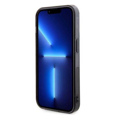 Apple iPhone 15 Pro Max Kılıf Mercedes Benz Orjinal Lisanslı Magsafe Şarj Özellikli Çift Katmanlı Mini Yıldız Desenli Kapak Mavi