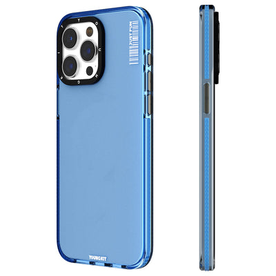 Apple iPhone 15 Pro Max Kılıf Pürüzsüz Düz Arka Yüzey YoungKit Crystal Color Serisi Kapak Renksiz
