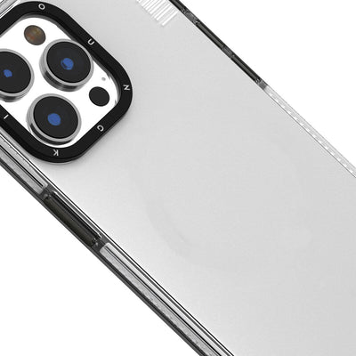 Apple iPhone 15 Pro Max Kılıf Pürüzsüz Düz Arka Yüzey YoungKit Crystal Color Serisi Kapak Renksiz