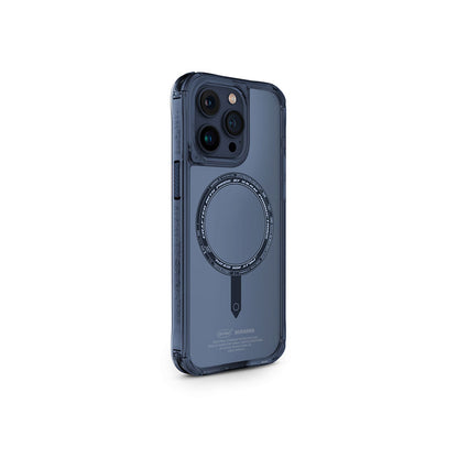 iPhone 15 Pro Max Kılıf SkinArma Şeffaf Airbag Tasarımlı M-safe Şarj Özellikli Saido Kılıf