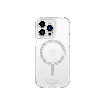 iPhone 15 Pro Max Kılıf SkinArma Şeffaf Airbag Tasarımlı M-safe Şarj Özellikli Saido Kılıf