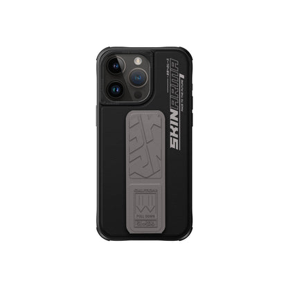 iPhone 15 Pro Max Kılıf SkinArma Standlı Deri Görünümlü Slate Kılıf