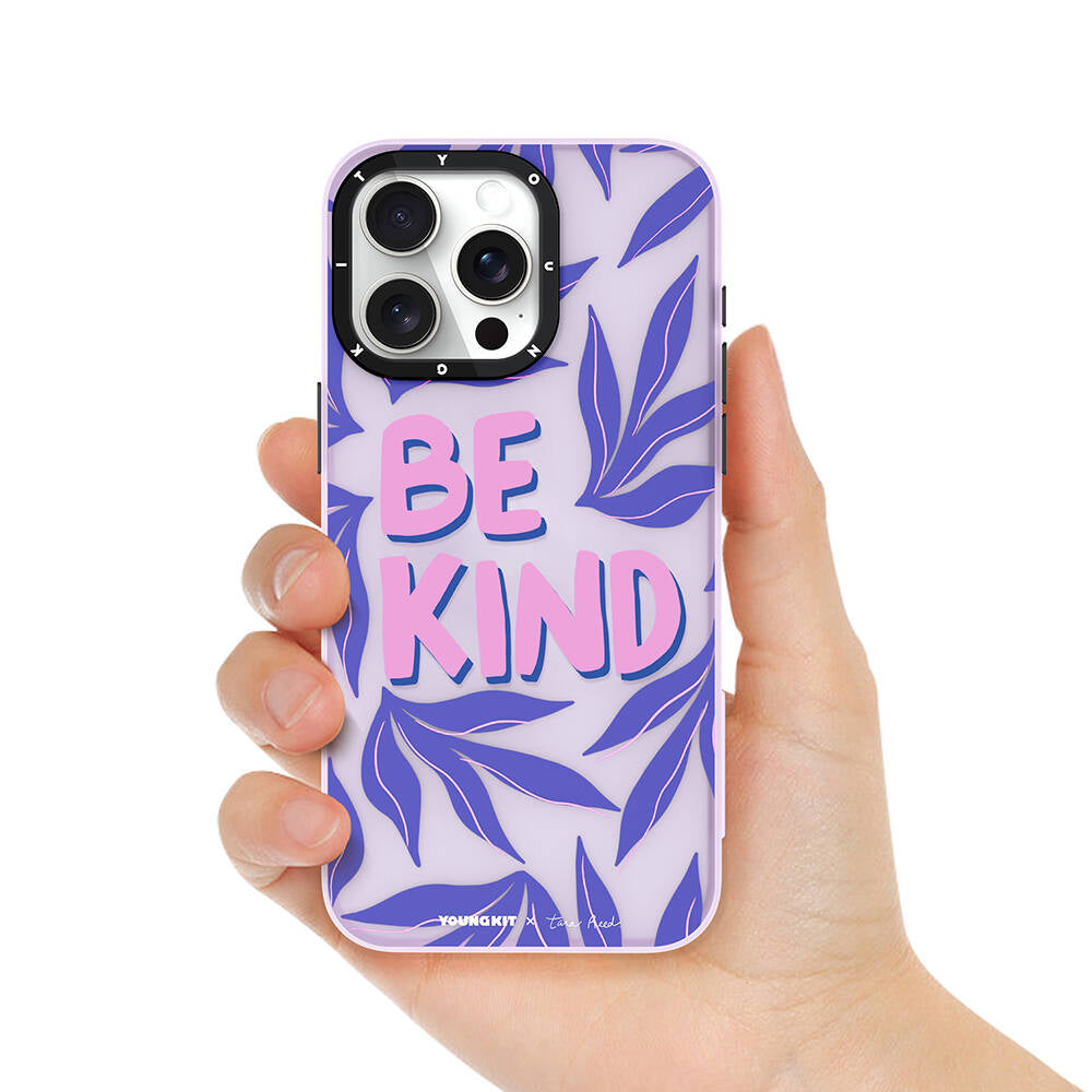 Apple iPhone 15 Pro Max Kılıf Tara Reed Tasarımlı Youngkit Tiger Rhyme Kapak Mor