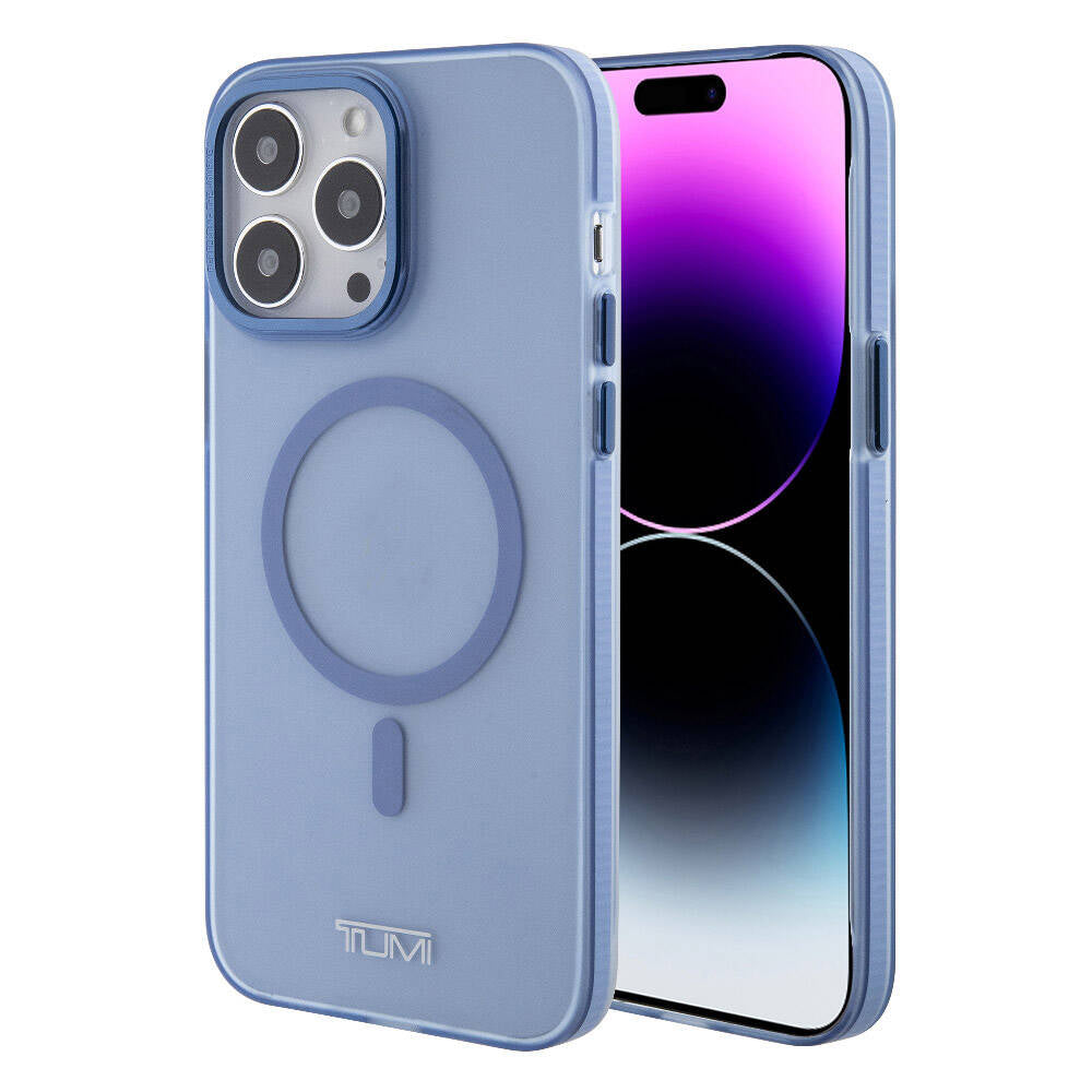 iPhone 15 Pro Max Kılıf TUMI Orjinal Lisanslı M-safe Şarj Özellikli Buzlu Mat Kılıf