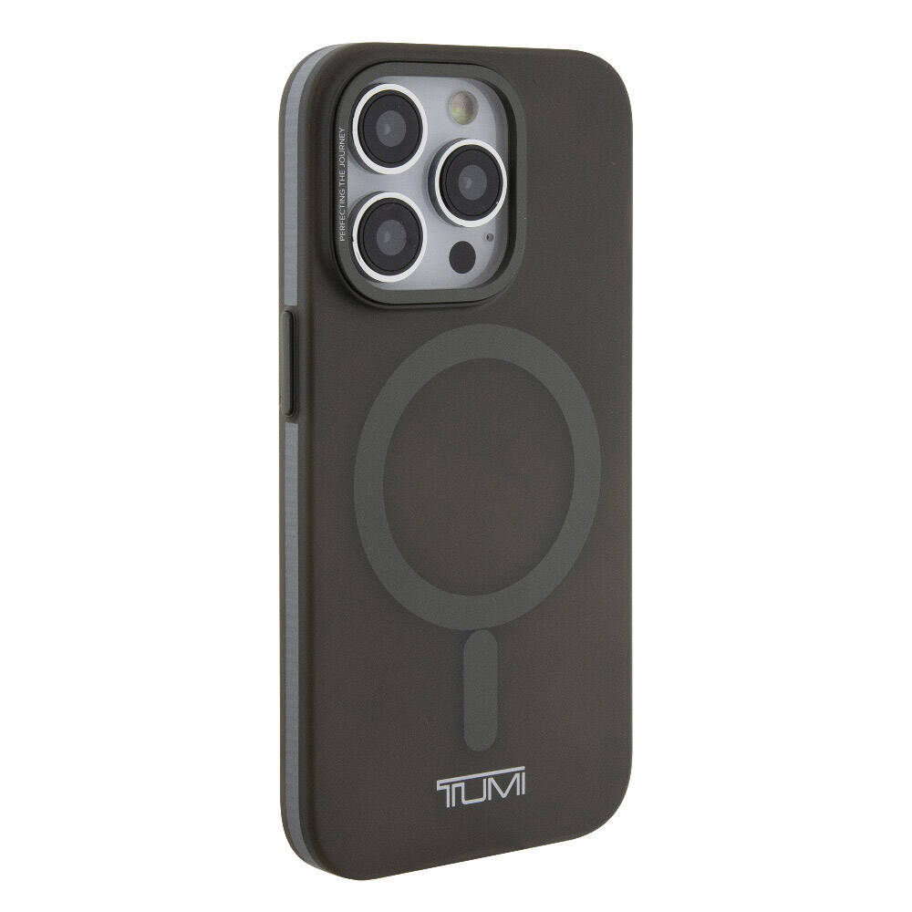 iPhone 15 Pro Max Kılıf TUMI Orjinal Lisanslı M-safe Şarj Özellikli Buzlu Mat Kılıf