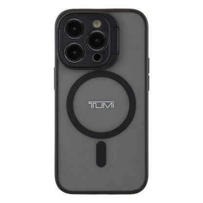 iPhone 15 Pro Max Kılıf TUMI Orjinal Lisanslı M-safe Şarj Özellikli Kamera Standlı Buzlu Mat Kılıf