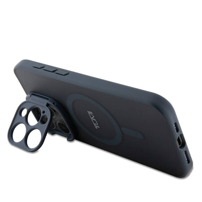 iPhone 15 Pro Max Kılıf TUMI Orjinal Lisanslı M-safe Şarj Özellikli Kamera Standlı Buzlu Mat Kılıf