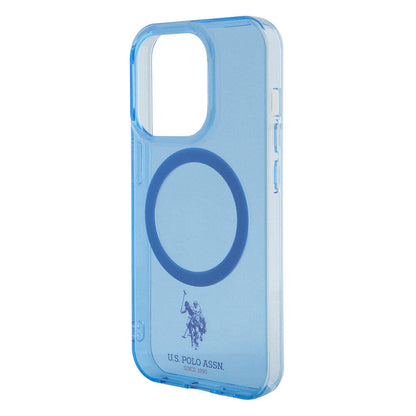 iPhone 15 Pro Max Kılıf U.S. Polo Assn. Orjinal Lisanslı M-safe Şarj Özellikli Transparan Tasarım Kılıf