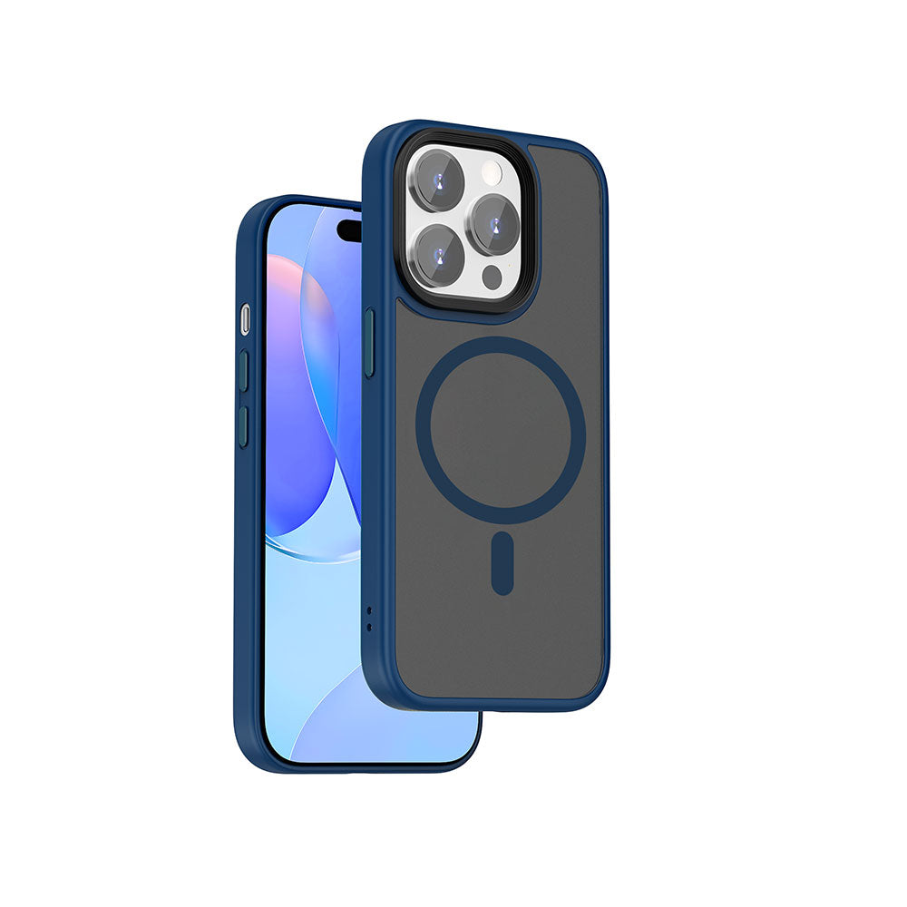 iPhone 15 Pro Max Kılıf Wiwu FGG-011 M-safe Şarj Özellikli Kamera Korumalı Kılıf