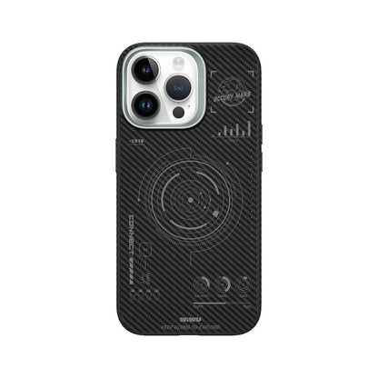 iPhone 15 Pro Max Kılıf Wiwu HHX-016 Karbon Fiber 600D Mars Kevlar Kılıf