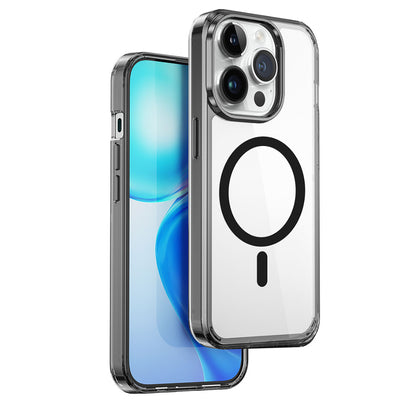 iPhone 15 Pro Max Kılıf Wiwu MCC-101 Magnetic Crystal Sert PC Kılıf