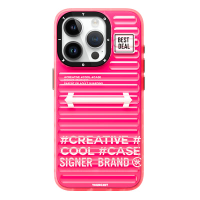 Apple iPhone 15 Pro Max Kılıf YoungKit Luggage FireFly Serisi Kapak Sierra Mavi