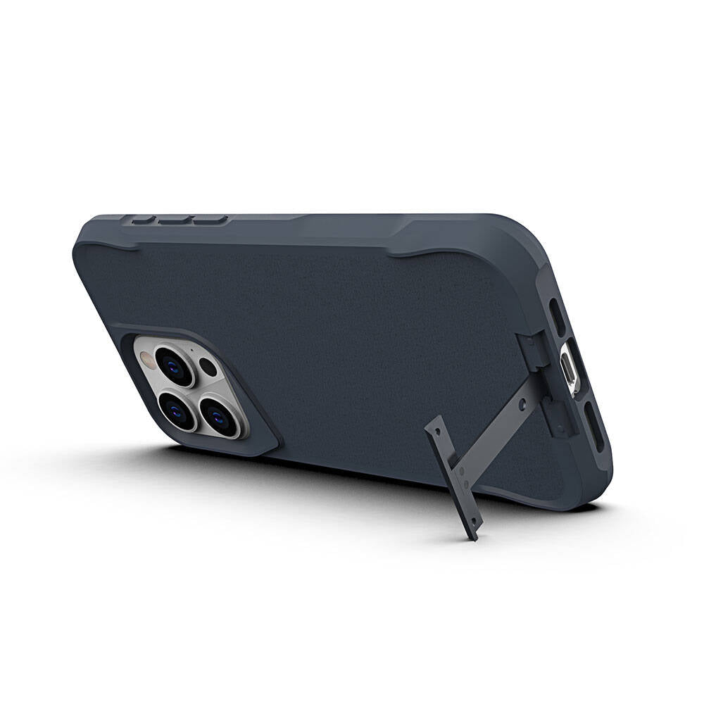 iPhone 15 Pro Max Kılıf Zore Airbag Kenarlı T-Max Mat Standlı Kılıf