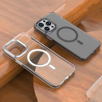 iPhone 15 Pro Max Kılıf Zore Wireless Şarj Özellikli Şeffaf Efsane Kılıf