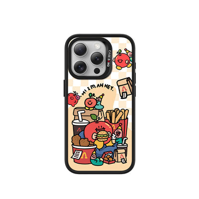 Apple iPhone 15 Pro Max Magsafe Şarj Özellikli Casebang Ahhey Serisi Arka Panel Pembe