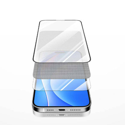 iPhone 15 Pro Recci RSP-A02SD 3D HD Full Transparan Temperli Cam Ekran Koruyucu
