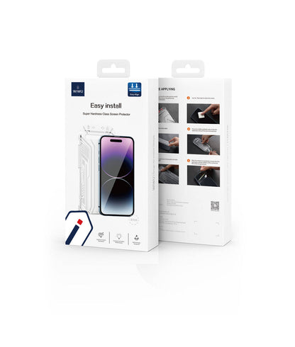 iPhone 15 Wiwu SQ-005 Easy İnstall iVista Super Hardness Ekran Koruyucu
