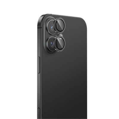 Apple iPhone 16 Benks DR Safir Kamera Lens Koruyucu Koyu Gri