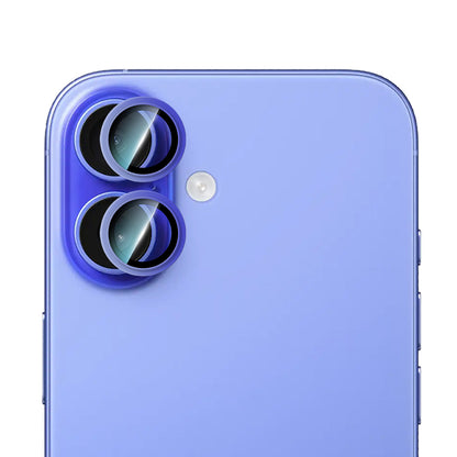 iPhone 16 CaseWorld Alloy Two-Color Serisi Lens Koruyucu