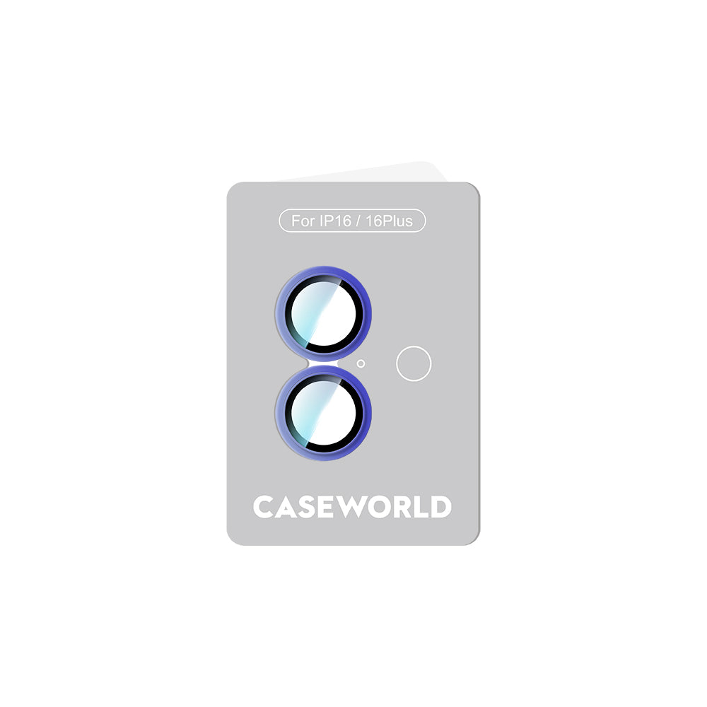 iPhone 16 CaseWorld Alloy Two-Color Serisi Lens Koruyucu