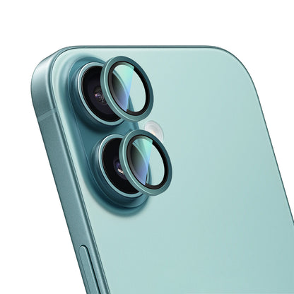 iPhone 16 CaseWorld Alloy Two-Color Serisi Lens Koruyucu