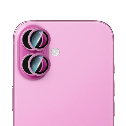 iPhone 16 CaseWorld Alloy Two-Color Serisi Lens Koruyucu