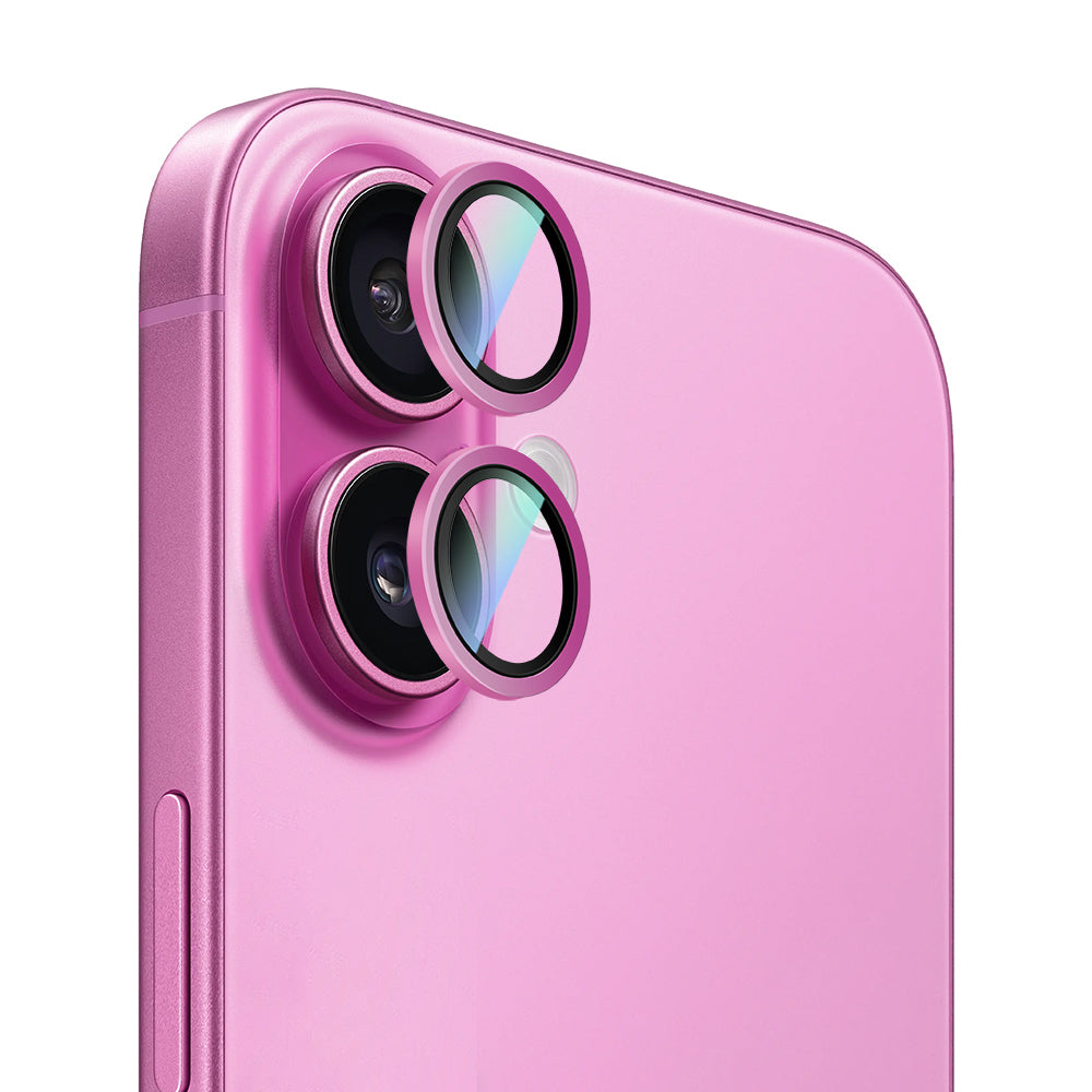 iPhone 16 CaseWorld Alloy Two-Color Serisi Lens Koruyucu