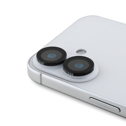 iPhone 16 Guess Orjinal Lisanslı Metal Kamera Lens Koruyucu