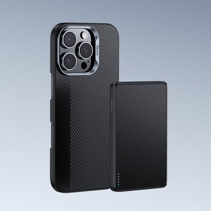 iPhone 16 Kılıf Benks M-safe Şarj Özellikli Magnetik ArmorAir 600D Kevlar Fiber Kılıf