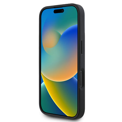 iPhone 16 Kılıf DKNY Orjinal Lisanslı M-safe Şarj Özellikli 3D Yazılı Checkered Pattern Kılıf