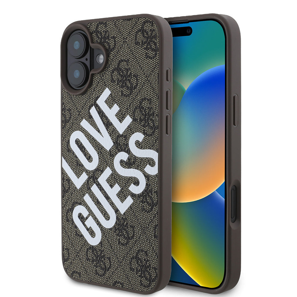 iPhone 16 Kılıf Guess Orjinal Lisanslı Big Love Guess Kılıf