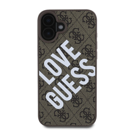 iPhone 16 Kılıf Guess Orjinal Lisanslı Big Love Guess Kılıf