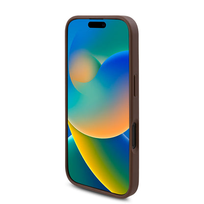 iPhone 16 Kılıf Guess Orjinal Lisanslı M-safe Şarj Özellikli Gül Baskılı 4G Desenli Yazı Logolu Kılıf