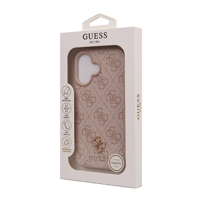 iPhone 16 Kılıf Guess Orjinal Lisanslı M-safe Şarj Özellikli Small 4G Classic Kılıf