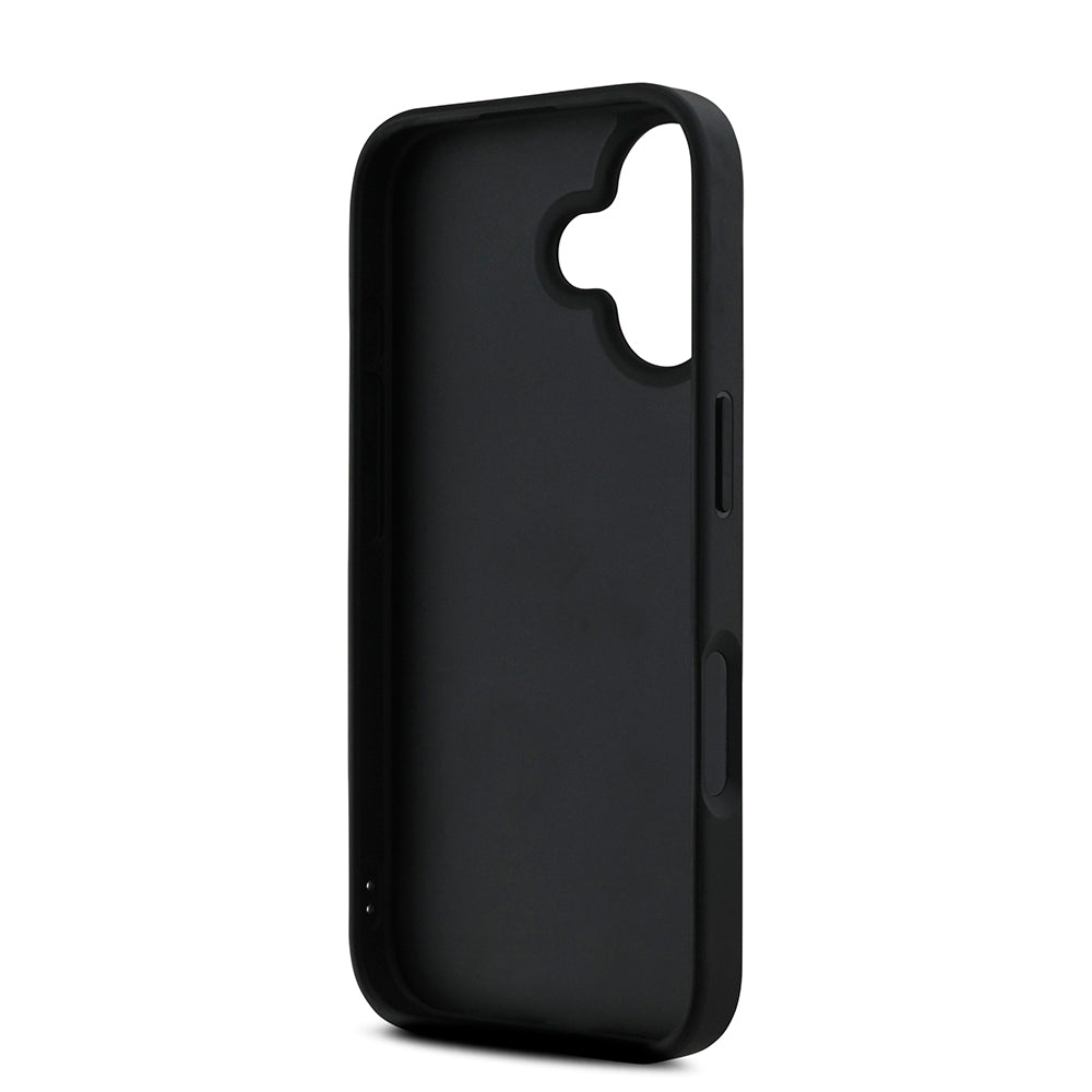 iPhone 16 Kılıf Karl Lagerfeld Orjinal Lisanslı Askılı Saffiano Athleisure Şerit Çizgili Kılıf